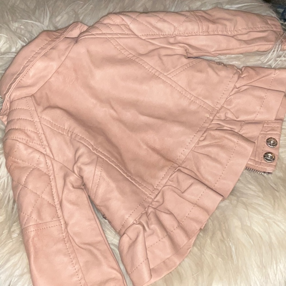 Pink Leather Jacket - Picture 4 of 6